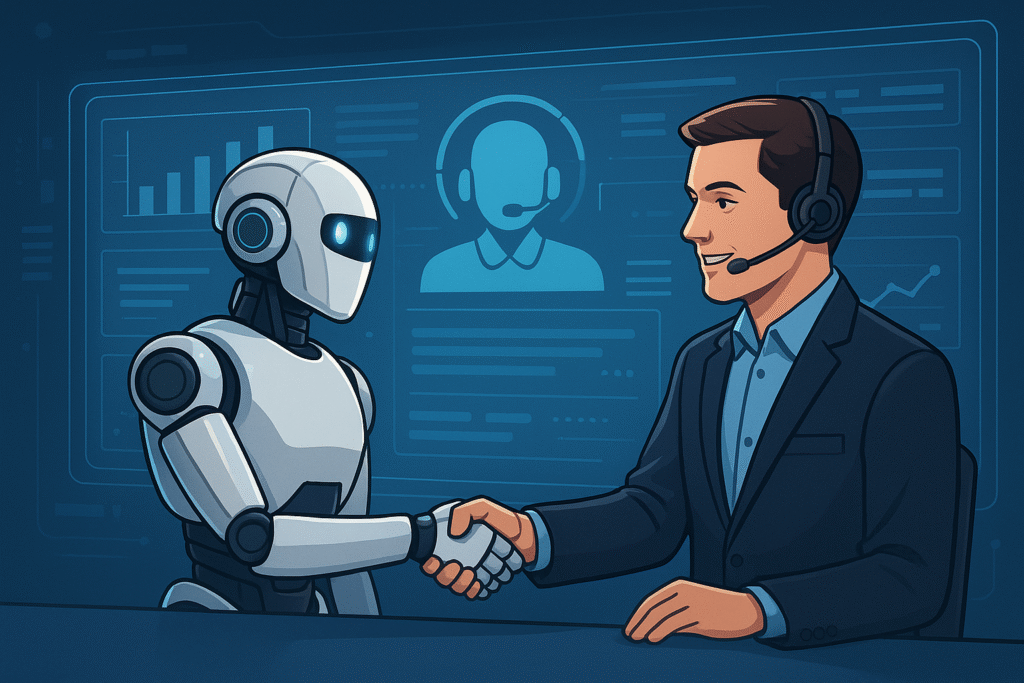 AI-customer-service-concept
